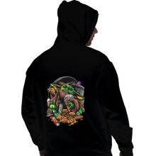 Load image into Gallery viewer, Shirts Zippered Hoodies, Unisex / Small / Black Junk Food
