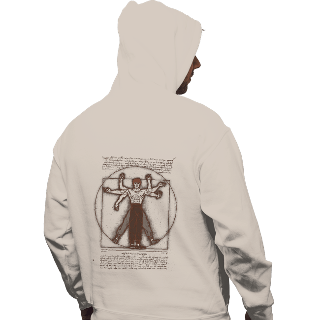 Daily_Deal_Shirts Pullover Hoodies, Unisex / Small / Sand Vitruvian Dragon