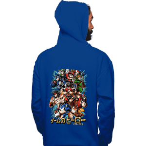 Daily_Deal_Shirts Pullover Hoodies, Unisex / Small / Royal Blue Nostalgic Heroes!