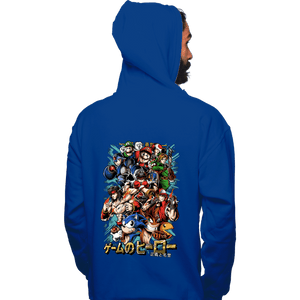 Daily_Deal_Shirts Pullover Hoodies, Unisex / Small / Royal Blue Nostalgic Heroes!