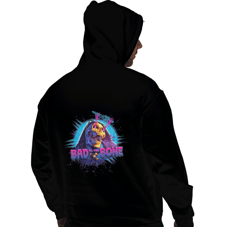 Shirts Pullover Hoodies, Unisex / Small / Black Bad to the Bone