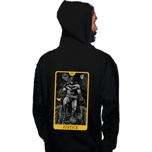 Load image into Gallery viewer, Daily_Deal_Shirts Pullover Hoodies, Unisex / Small / Black JL Tarot - Justice
