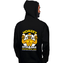 Load image into Gallery viewer, Shirts Pullover Hoodies, Unisex / Small / Black Homer&#39;s Gym
