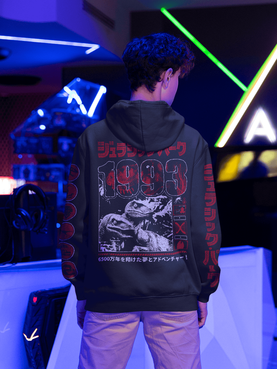 Daily_Deal_Shirts Pullover Hoodies, Unisex / Small / Black 1993 JP Long Sleeve