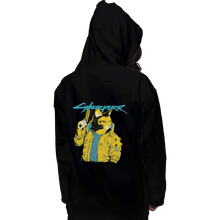 Load image into Gallery viewer, Shirts Pullover Hoodies, Unisex / Small / Black Cyberpurr
