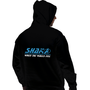 Daily_Deal_Shirts Pullover Hoodies, Unisex / Small / Black Shaka Trek