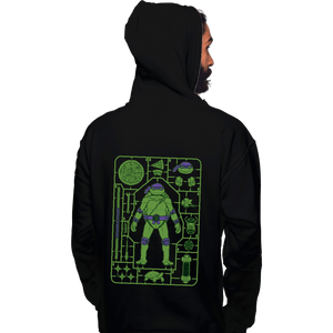 Daily_Deal_Shirts Pullover Hoodies, Unisex / Small / Black Donatello Model Sprue