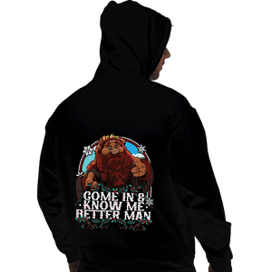 Daily_Deal_Shirts Pullover Hoodies, Unisex / Small / Black Come In And Know Me Better Man