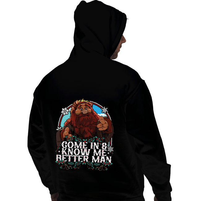 Daily_Deal_Shirts Pullover Hoodies, Unisex / Small / Black Come In And Know Me Better Man