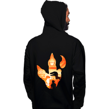 Load image into Gallery viewer, Daily_Deal_Shirts Pullover Hoodies, Unisex / Small / Black Velociraptor Footprint
