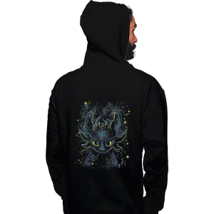 Shirts Zippered Hoodies, Unisex / Small / Black Fireflies