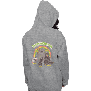 Shirts Pullover Hoodies, Unisex / Small / Sports Grey Trash Can Critters