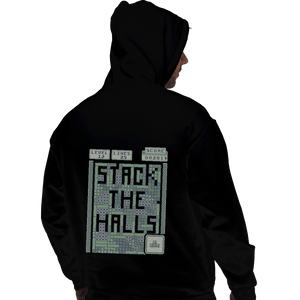 Shirts Zippered Hoodies, Unisex / Small / Black Stack The Halls