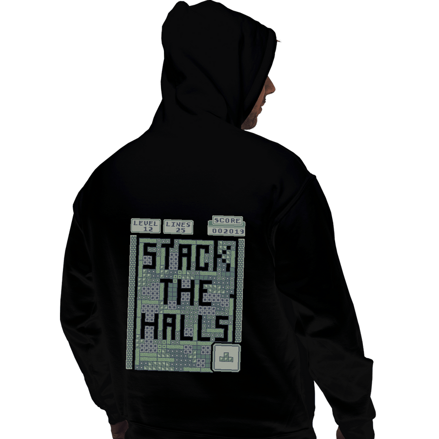 Shirts Zippered Hoodies, Unisex / Small / Black Stack The Halls