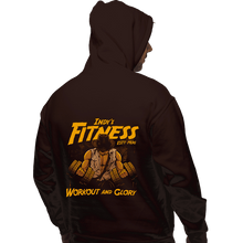 Load image into Gallery viewer, Daily_Deal_Shirts Pullover Hoodies, Unisex / Small / Dark Chocolate Workout And Glory

