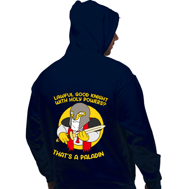 Daily_Deal_Shirts Pullover Hoodies, Unisex / Small / Navy That's A Paladin