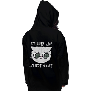 Secret_Shirts Pullover Hoodies, Unisex / Small / Black Not Cat