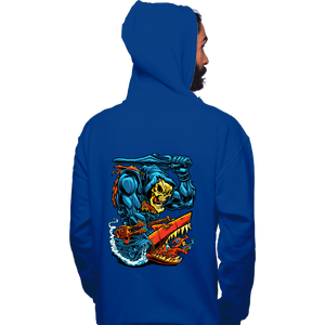 Daily_Deal_Shirts Pullover Hoodies, Unisex / Small / Royal Blue Landshark