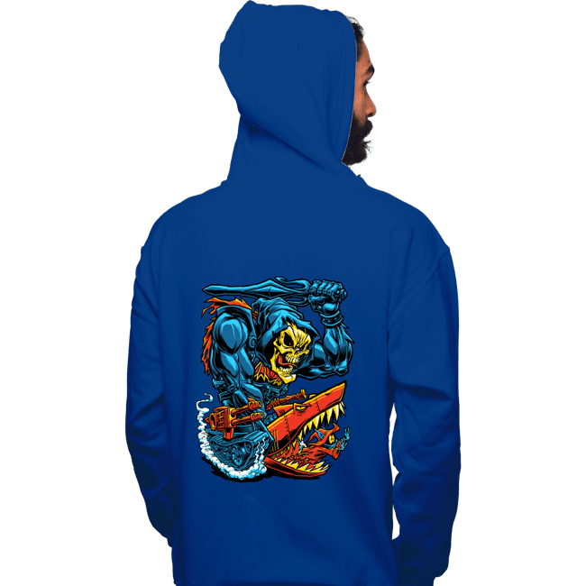 Daily_Deal_Shirts Pullover Hoodies, Unisex / Small / Royal Blue Landshark