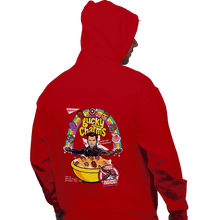 Load image into Gallery viewer, Shirts Pullover Hoodies, Unisex / Small / Red Bucky Charms

