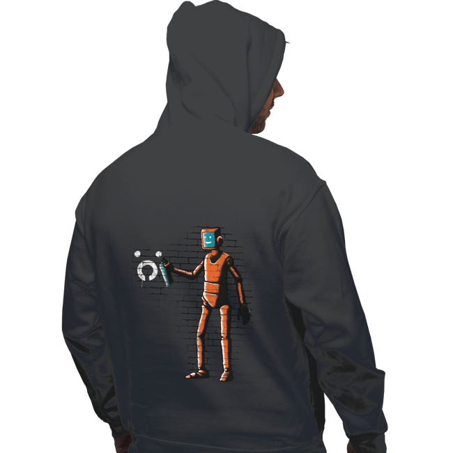 Secret_Shirts Pullover Hoodies, Unisex / Small / Charcoal Outsider Graffiti