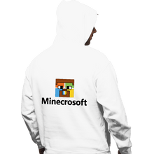 Load image into Gallery viewer, Shirts Pullover Hoodies, Unisex / Small / White Minecrosoft
