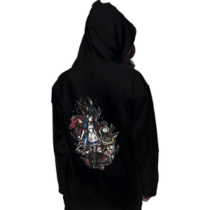 Shirts Pullover Hoodies, Unisex / Small / Black Alice in Mad