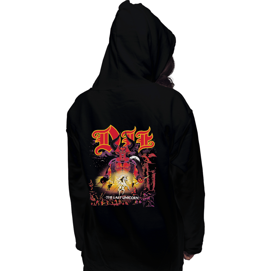 Shirts Pullover Hoodies, Unisex / Small / Black Die Last Unicorn