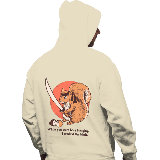 Daily_Deal_Shirts Pullover Hoodies, Unisex / Small / Sand Squirrel Blade