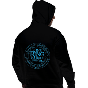 Shirts Zippered Hoodies, Unisex / Small / Black The One Ring