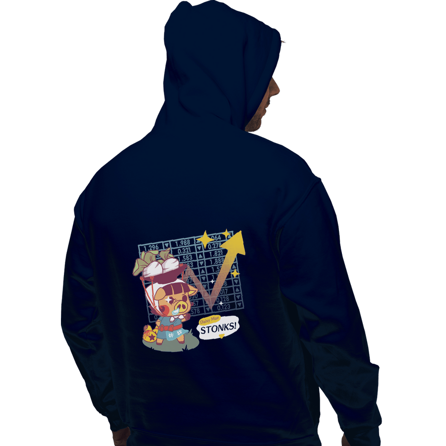 Shirts Pullover Hoodies, Unisex / Small / Navy Turnip Stonks