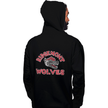 Load image into Gallery viewer, Shirts Pullover Hoodies, Unisex / Small / Black Wolves
