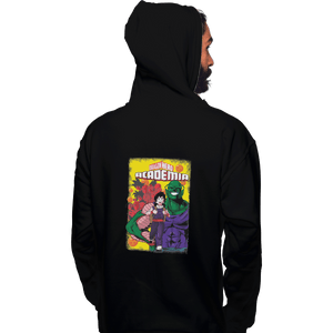 Shirts Zippered Hoodies, Unisex / Small / Black Dragon Hero Academy