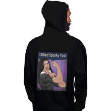 Load image into Gallery viewer, Secret_Shirts Pullover Hoodies, Unisex / Small / Black Sparky Too!

