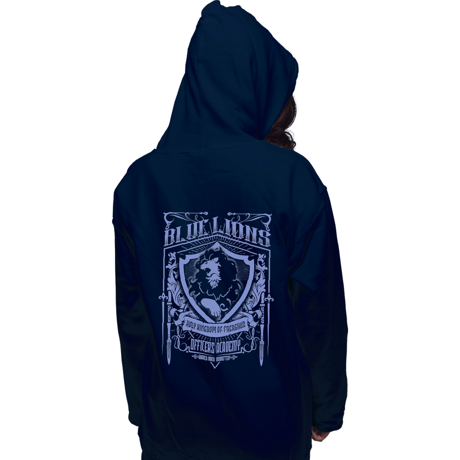Shirts Zippered Hoodies, Unisex / Small / Navy Blue Lions Officers Academy