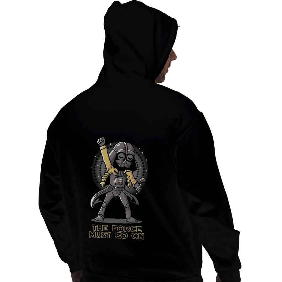 Shirts Pullover Hoodies, Unisex / Small / Black The Force Must Go On