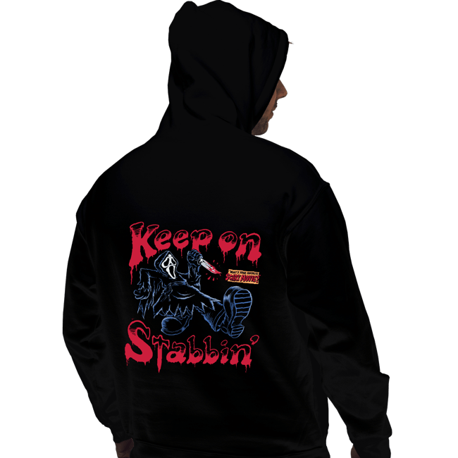 Secret_Shirts Pullover Hoodies, Unisex / Small / Black Keep On Stabbin' Ghost