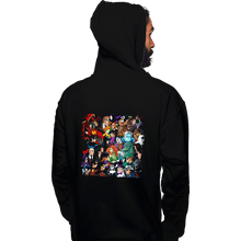 Load image into Gallery viewer, Secret_Shirts Pullover Hoodies, Unisex / Small / Black Batfam VS Arkham!
