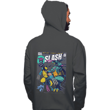 Load image into Gallery viewer, Shirts Pullover Hoodies, Unisex / Small / Charcoal Wolverine VS Slash
