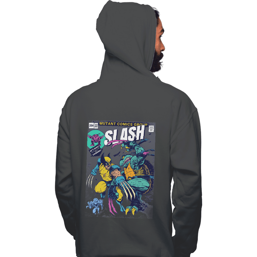 Shirts Pullover Hoodies, Unisex / Small / Charcoal Wolverine VS Slash