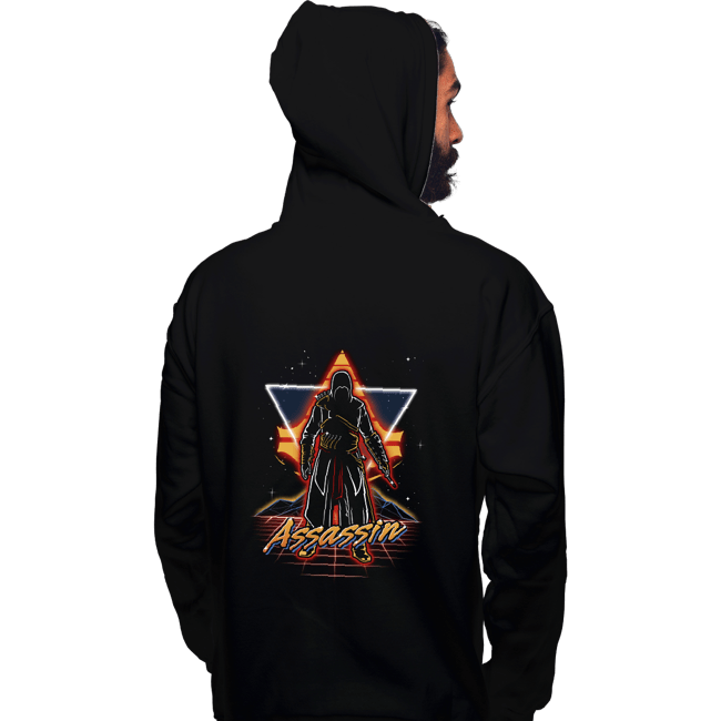 Shirts Pullover Hoodies, Unisex / Small / Black Retro Assassin