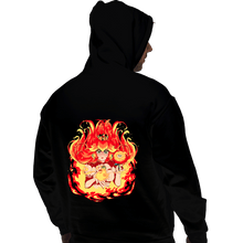 Load image into Gallery viewer, Daily_Deal_Shirts Pullover Hoodies, Unisex / Small / Black Peach Fire
