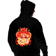 Load image into Gallery viewer, Daily_Deal_Shirts Pullover Hoodies, Unisex / Small / Black Peach Fire
