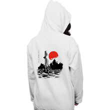 Load image into Gallery viewer, Shirts Pullover Hoodies, Unisex / Small / White Red Sun Hero
