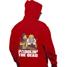 Load image into Gallery viewer, Shirts Zippered Hoodies, Unisex / Small / Red Paddlin&#39; The Dead
