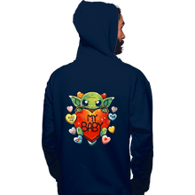 Load image into Gallery viewer, Daily_Deal_Shirts Pullover Hoodies, Unisex / Small / Navy Baby Valentine
