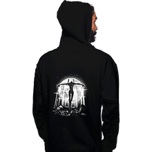 Load image into Gallery viewer, Shirts Pullover Hoodies, Unisex / Small / Black Moonlight Pilot
