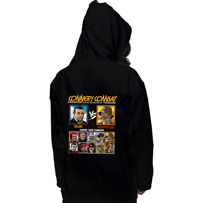 Shirts Pullover Hoodies, Unisex / Small / Black Connery Combat