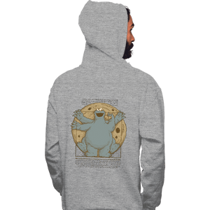 Daily_Deal_Shirts Pullover Hoodies, Unisex / Small / Sports Grey Vitruvian Cookie