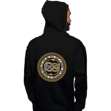 Load image into Gallery viewer, Daily_Deal_Shirts Pullover Hoodies, Unisex / Small / Black Never Ending Emblem
